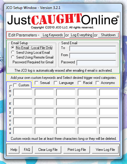 Click to view Good Keylogger dot Com's Free Keylogger 3.2.1 screenshot